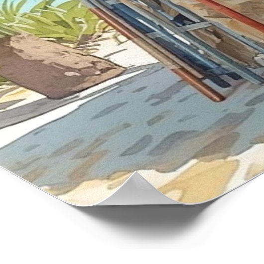 Bonaire fish shack sold out ポスター (角)