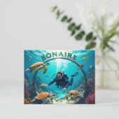 bonaire vacation Postcard ポストカード (スタンド正面)