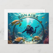 bonaire vacation Postcard ポストカード (正面/裏面)
