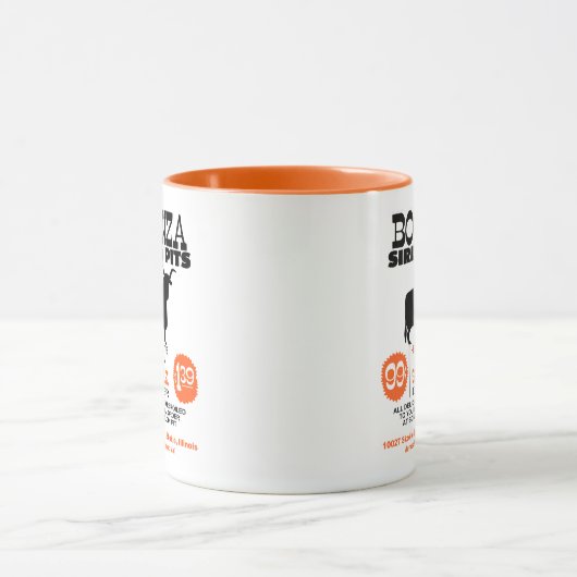 Bonanza Sirloin Pit, Skokie, Illinois. マグカップ (中央)