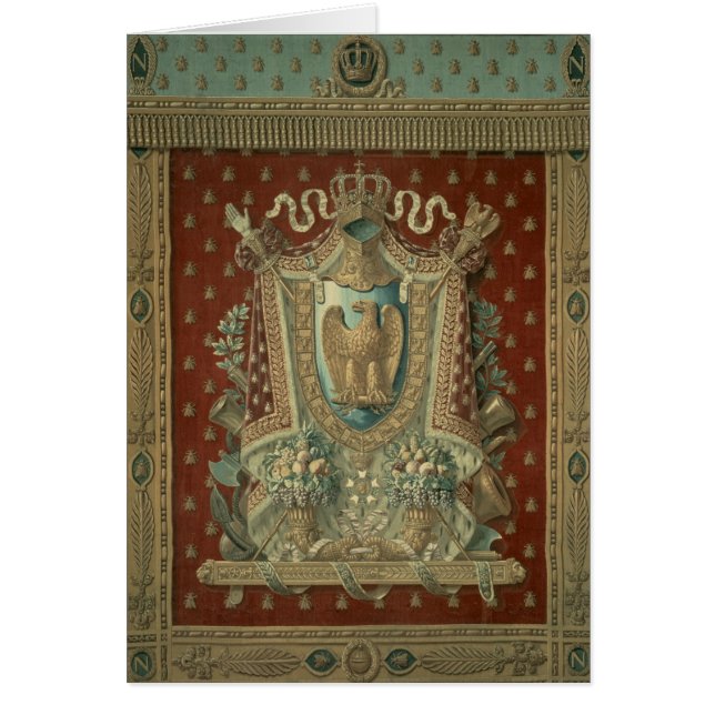 Bonaparteの勉強のタペストリーのためのデザイン (正面)