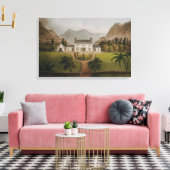 Bonaparte's Mal-Maison at St. Helena, 1821 キャンバスプリント (インサイチュ (リビング))