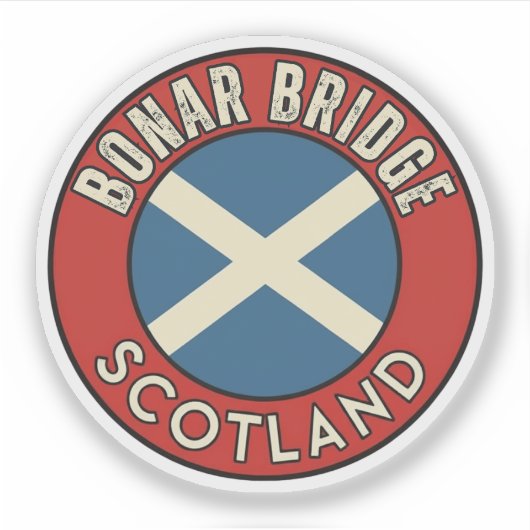Bonar Bridge, Scotland シール (正面)
