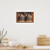 Bonaventure墓地，サバンナ， Ga c.1887 ポスター (キッチン)