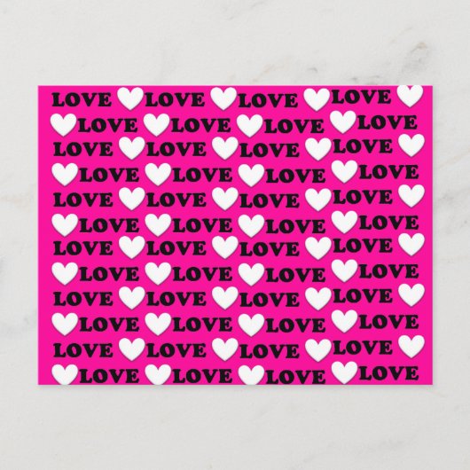 BonBonすべては愛についてだ – 私はあなたを愛している ポストカード (正面)