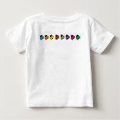 BonBonファンタジーLadyBugのキッズシャツ ベビーTシャツ (裏面)