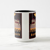 Bondiのビーチのパビリオンの黒のマグ マグカップ (中央)