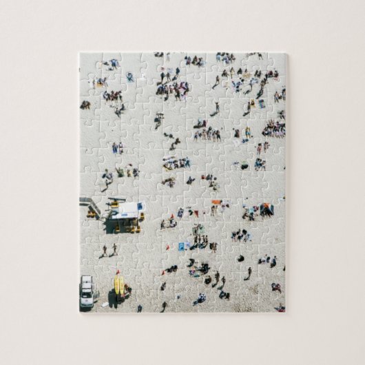 Bondiのビーチ、シドニーオーストラリアの空中写真 ジグソーパズル (縦)