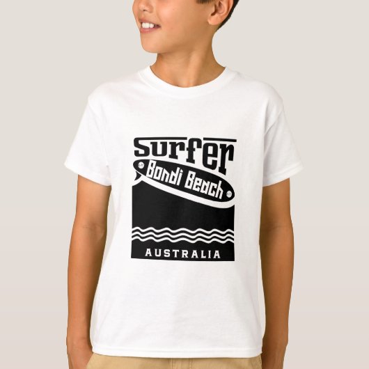 Bondiのビーチ Tシャツ (正面)