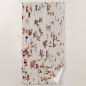 Bondiの水浴者、2016年の(写真) | SVPのイメージ ビーチタオル (正面)