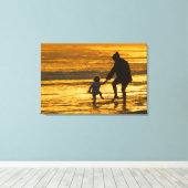 BONDIビーチ24x36 キャンバスプリント (インサイチュ (ウッドフロア))