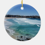 Bondiビーチ、シドニー、オーストラリア セラミックオーナメント (裏面)