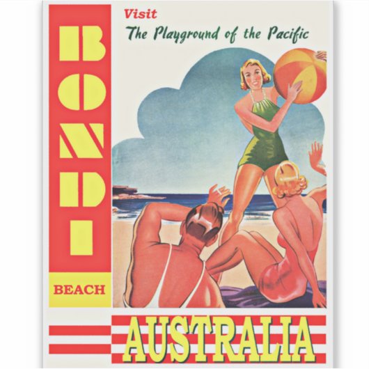 Bondi Beach, Australia, シール (正面)