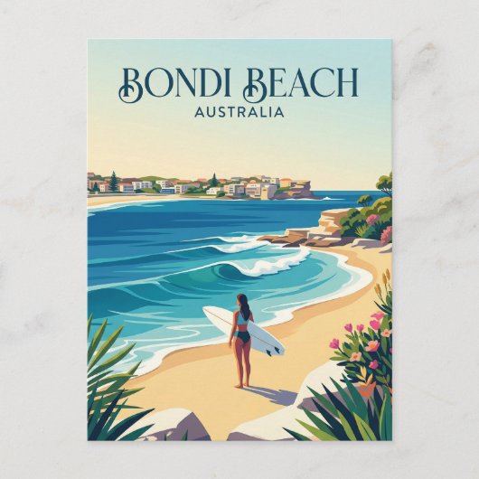 Bondi Beach Australia ポストカード (正面)