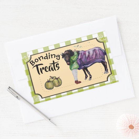 bonding treats 長方形シール (封筒)