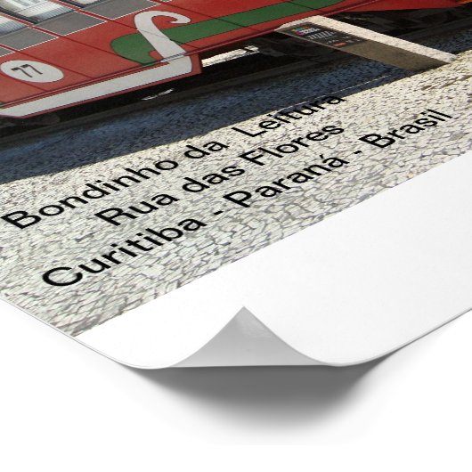 Bondinho da Leitura - Curitiba ポスター (角)