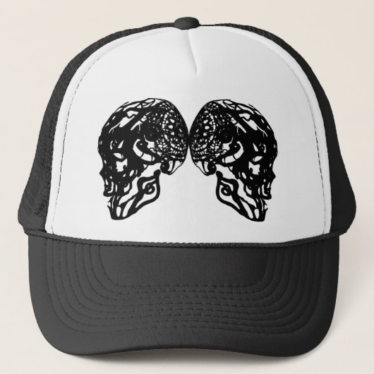 BONÉ BLACK SKULL 2 キャップ (正面)