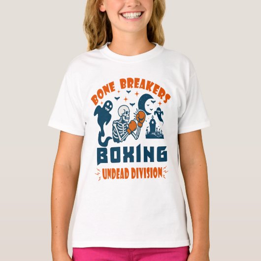 Bone breakers boxing undead division tシャツ (正面)