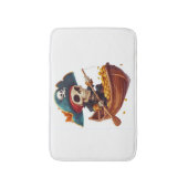 Bone Buccaneer � Funny Pirate Skull バスマット (正面縦)