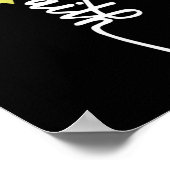 Bone Cancer Faith Sarcoma Bone Cancer Awareness Su ポスター (角)