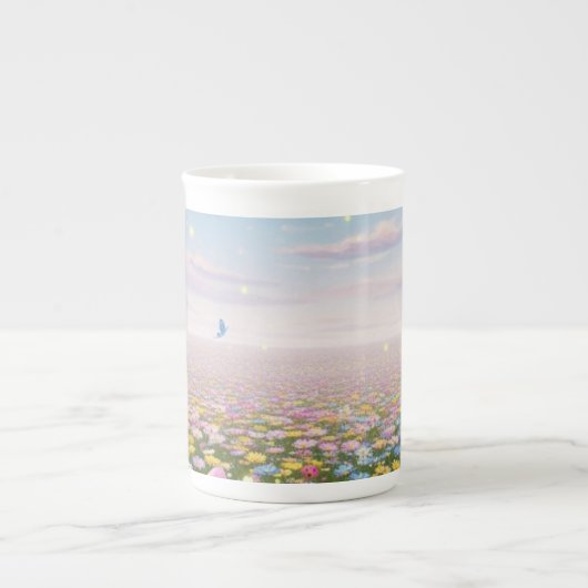 Bone China Mug Pastel Meadow ボーンチャイナマグカップ (正面)