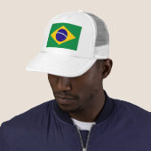 Boné com estampa da bandeira do Brasil. キャップ (インサイチュ)