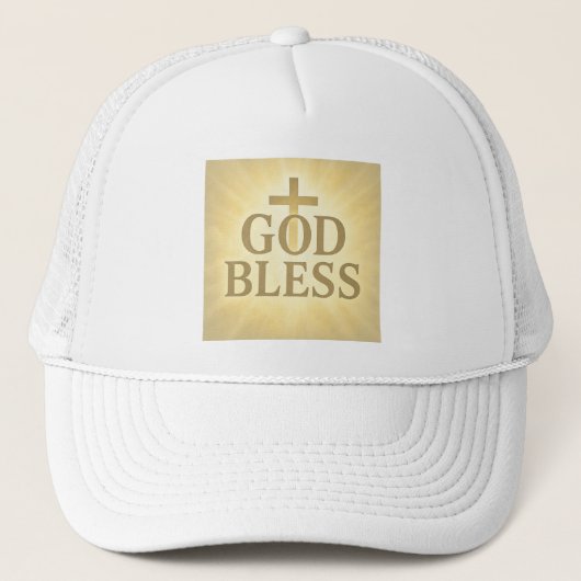 Boné Cristão God Bless – Fé e Estilo キャップ (正面)