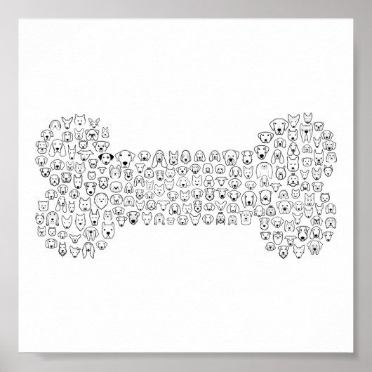 BONE DOG漫画 ポスター (正面)