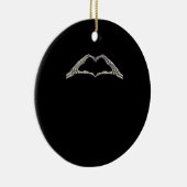 Bone Hands Heart Active Modern Aesthetic セラミックオーナメント (右)