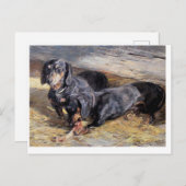 Bone Hermine Biedermannと2つのダシュント ポストカード (正面/裏面)