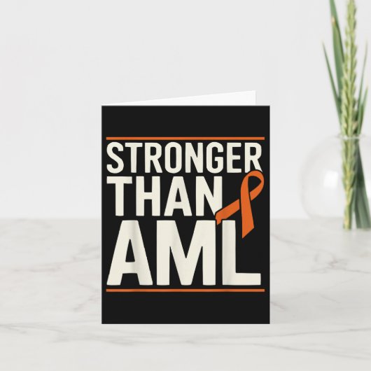 Bone Marrow Orange Ribbon Acute Myeloid Leukemia A カード (正面)