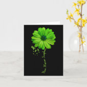 Bone Marrow Transplant Family Survivor Pretty Gift カード (黄色い花)