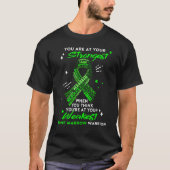 Bone Marrow Warrior You Are At Your Strongest Tシャツ (正面)