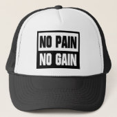 Boné No Pain No Gain キャップ (正面)