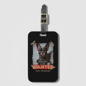 Bone Smuggling Bad Dog: The Boston Terrier's Mugsh ラゲッジタグ (正面縦)