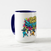 Bone Thugs Skeleton Dancers Halloween マグカップ (正面左)