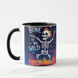Bone to Be Wild | ダンシングスケルトンハロウィン マグカップ