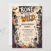Bone To Be Wild ハロウィンパーティー 招待状 (正面)