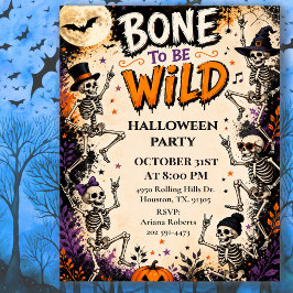 Bone To Be Wild ハロウィンパーティー 招待状