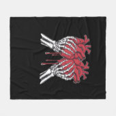 Bone To Be Your Valentine - Valentines おもしろい Day S フリースブランケット (正面(横))