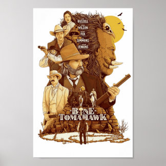 Bone Tomahawk Westernムービー・アートワーク ポスター