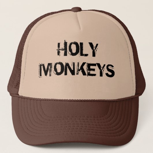 Boné trucker Holy Monkeys キャップ (正面)
