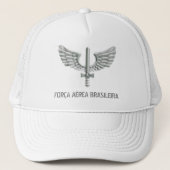 Boné Trucker Importado Força Aérea Brasileira FAB キャップ (正面)