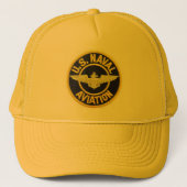 Boné Trucker Importado - US Naval Aviation キャップ (正面)