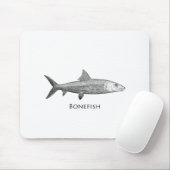 Bonefishのロゴ マウスパッド (マウス)