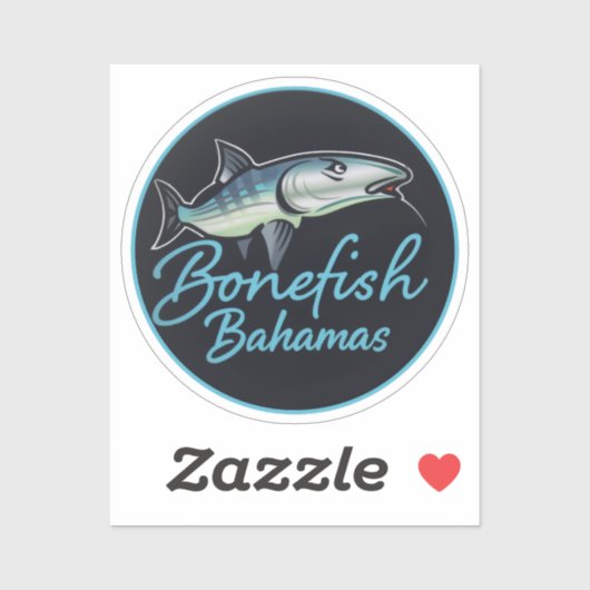 bonefish bahamas fishing シール (シート)