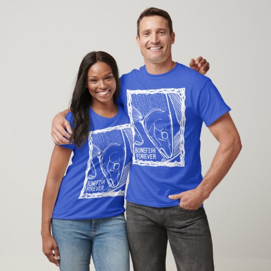 Bonefish forever! (Fish forever series 001) Tシャツ (ユニセックス)