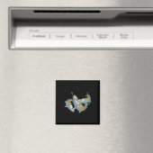 Bonefish Hunting A Salt Water Fly Fishing &amp; De マグネット (インサイチュ (食洗機))