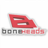 boneHeads™ ロゴ 26 シール (正面)