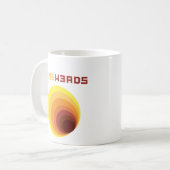 boneHeads™ ロゴ BAUHS-1 コーヒーマグカップ (正面左)